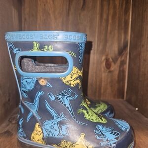 Bogs Kids Dinosaur Adventure Boots - Blue and Green